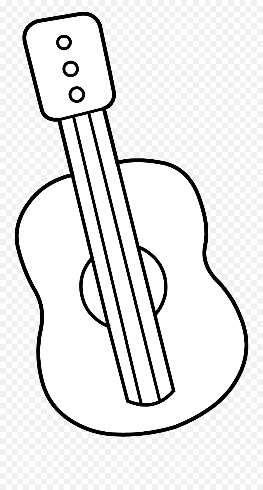 Free Pictures Of Guitar Download - Outline Clipart Guitar Png,Guitar Icon Free