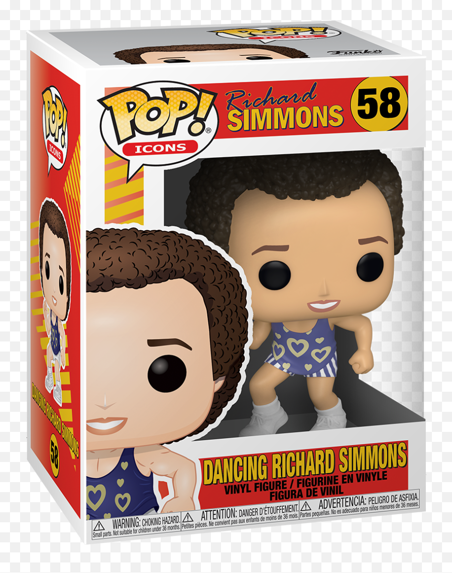 Icons Funko Pop Dancing Richard Simmons 58 U2013 Big Apple - Funko Pop Dancing Richard Simmons Png,Icon Dancers