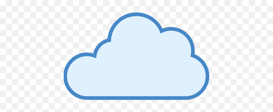 Download From Cloud Icon In Blue Ui Style - Cloud Download Symbol Png,Blue Cloud Icon