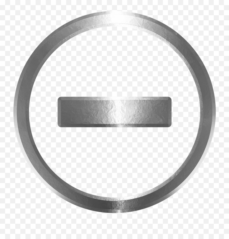 Icon Negative Decrease - Free Image On Pixabay Button Volume Negative Transparent Background Png,Decrease Icon