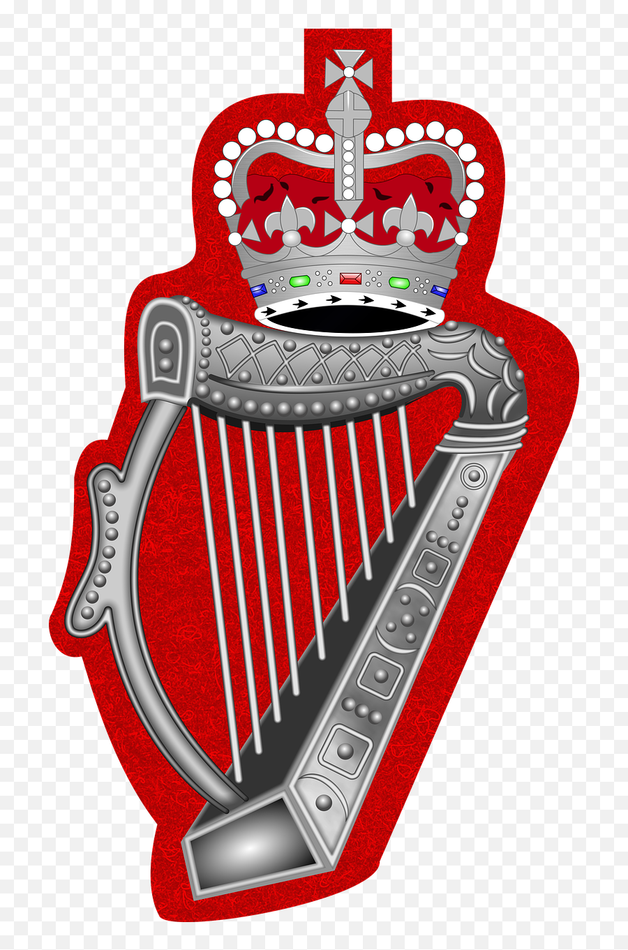Royal Ulster Constabulary Cap - Free Image On Pixabay Harp And Crown Badge Png,Harp Icon