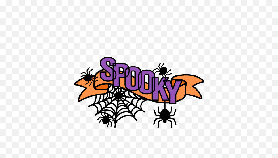 Spooky Title Svg Cut File Scrapbook - Language Png,Spooky Boy Icon