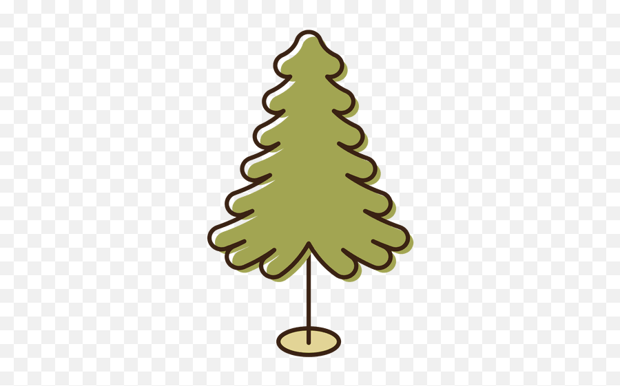 Christmas Tree Cartoon Icon 4 Transparent Png U0026 Svg Vector - Dibujos De La Textura,Evergreen Tree Icon