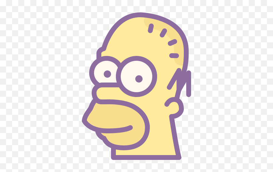 Homer Simpson Icon In Cute Color Style - Icono Homer Simpson Png,The Simpsons Icon