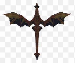 Elder Scrolls Desktop Icons - Dragon Top View Png