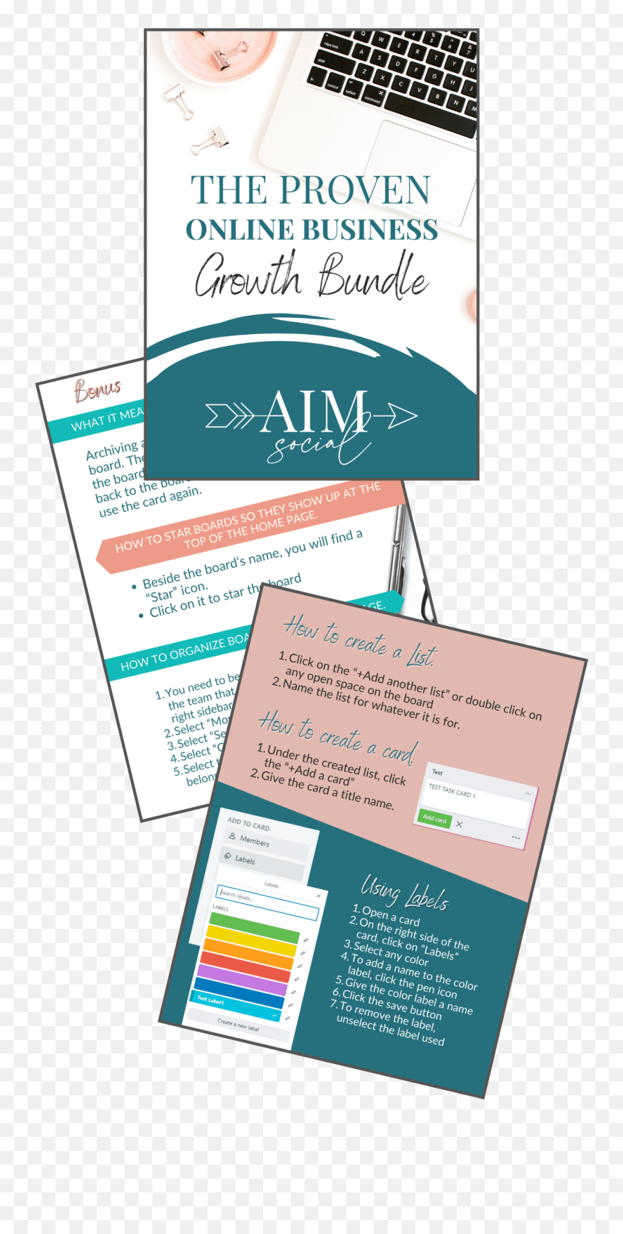 Proven Online Business Growth Bundle - Aim Social Media Vertical Png,Social Media Icon List