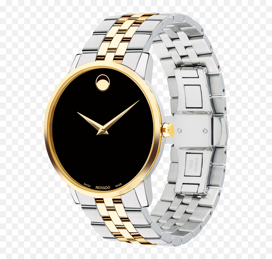 Movado Museum Classic Menu0027s Two - Toned Bracelet Watch Movado Museum Classic Diamond Png,Rev Classic Icon