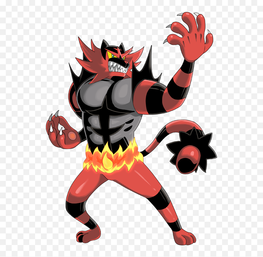 Pokemon 727 Incineroar Pokedex - Pokemon Incineroar Png,Incineroar Png