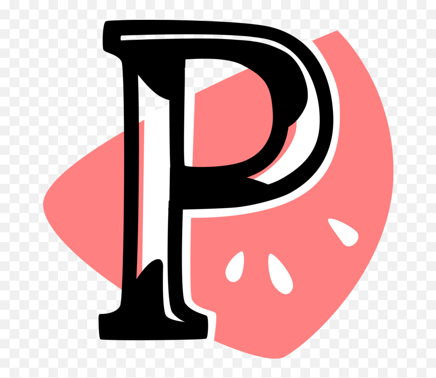 Alphabet Letter P - Vector Image Png,Letter P Icon