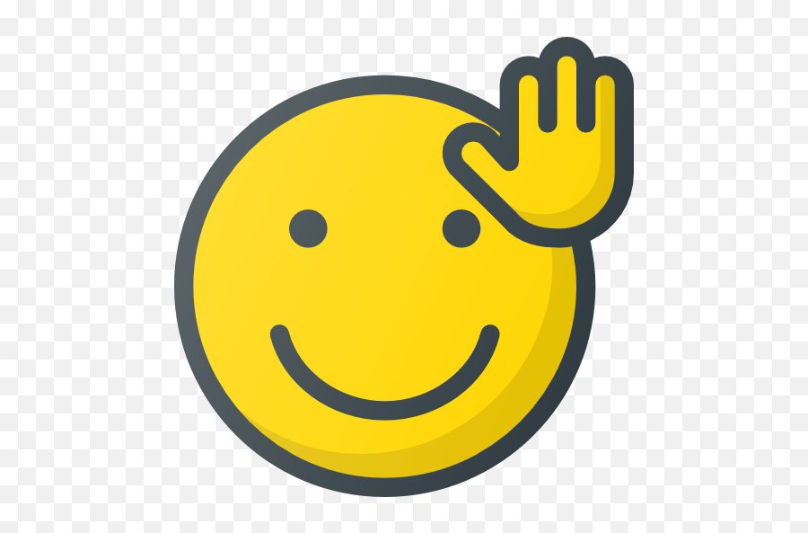 Waving - Free Smileys Icons Png,Play Pecs Icon