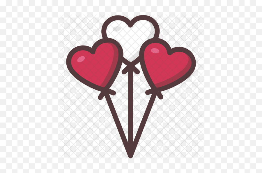 Heart Icon - Balloon Heart Icon Png,Heart Icon Transparent
