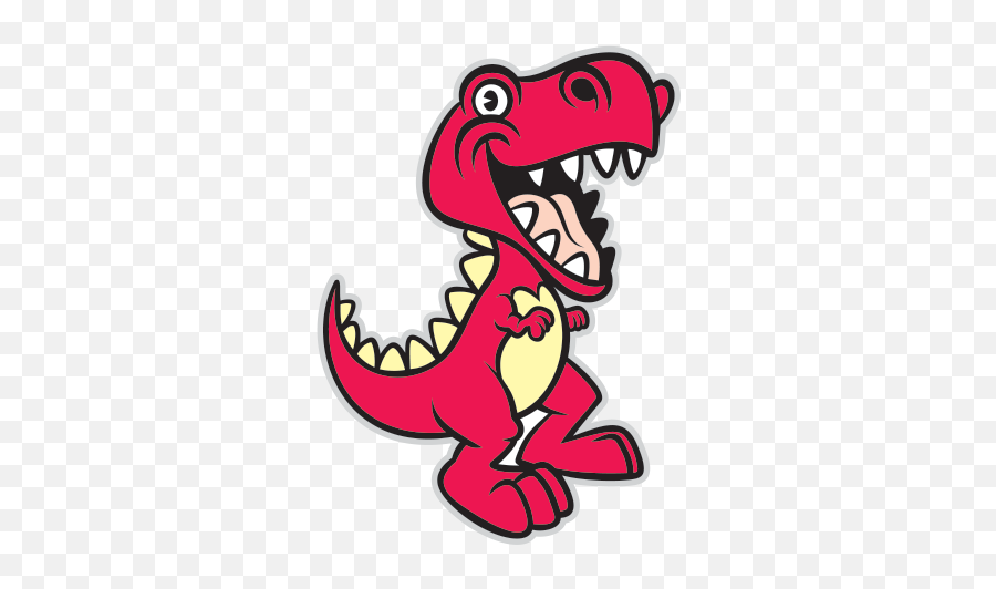 Printed Red Dino Stickers Factory Trex - Cartoon T Rex Head T Rex Cute Clip  Art Png,Tyrannosaurus Rex Png - free transparent png images 