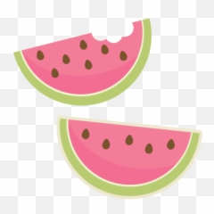 Watermelon Slices Svg Cutting File - Cute Watermelon Slice Watermelon Clipart Png,Watermelon Slice Png