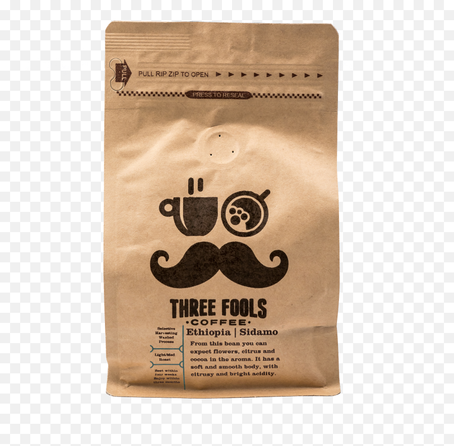Ethiopia Doorsstep - Three Fools Coffee Png,Rip Paper Png