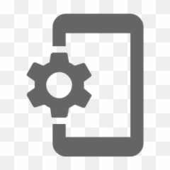 Samsung Galaxy S8 Software Fix - Transparent Gear Wheel Icon png