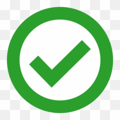 Circle Green Tick Png - Icon Checklist