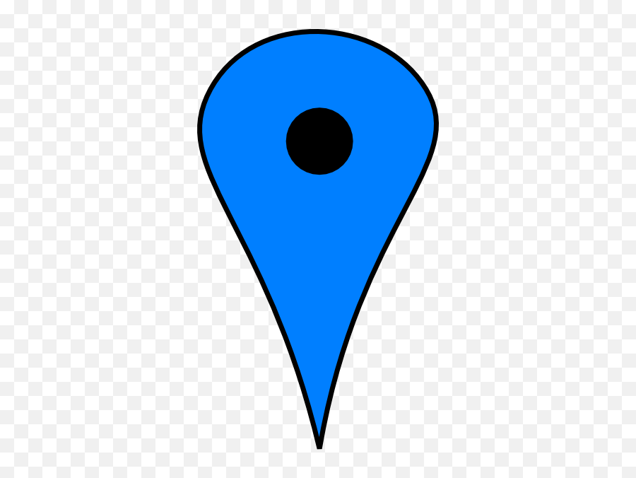 Push Pin Icon - Google Map Blue Dot 342x597 Png Clipart Blue Pushpin Clipart,Google Map Pin Png