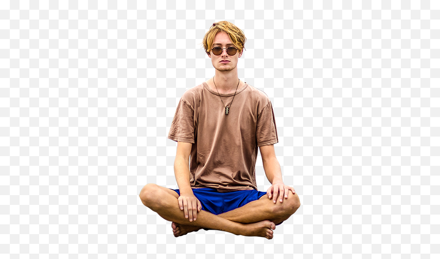 Photo Of A Man Sitting And Meditating Background Has Been - Meditation Person Png,Meditation Png