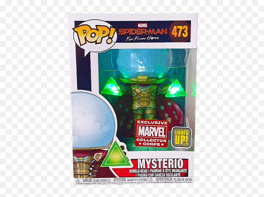 Mysterio Mcc Exclusive Pop - Mysterio Funko Pop Light Up Png,Mysterio Png