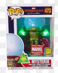 Mysterio Mcc Exclusive Pop - Mysterio Funko Pop Light Up Png,Mysterio Png