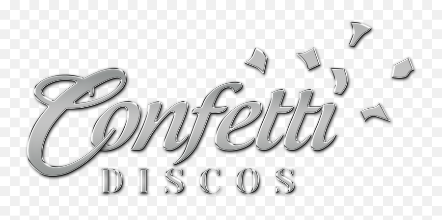 Confetti Discos - Confettidiscoscom Calligraphy Png,Silver Confetti Png