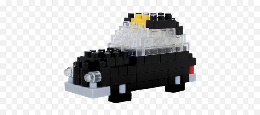 Brixies Postcard Black Taxi - Construction Set Toy Png,Taxi Png