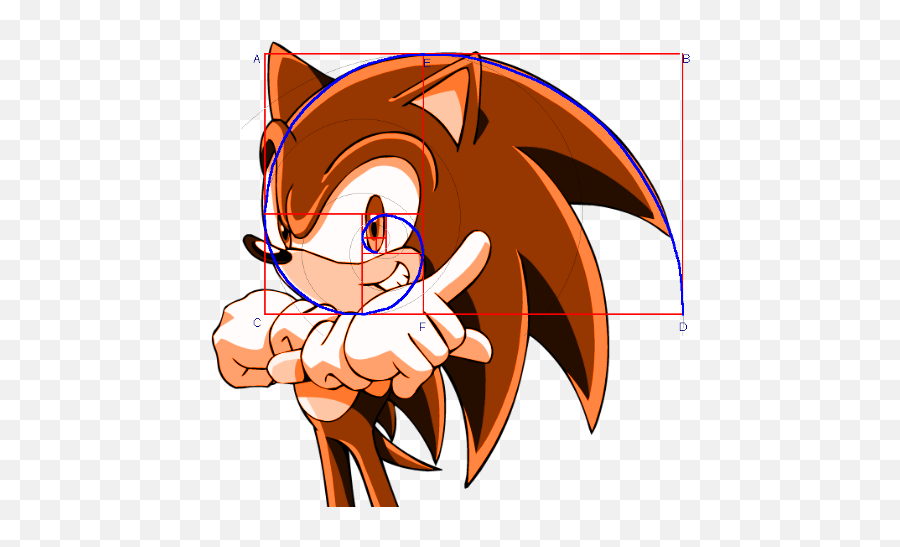 Golden Number And Fibonacci Sequence - Bartosz Kostka Sonic X Sonic The Hedgehog Png,Fibonacci Spiral Png