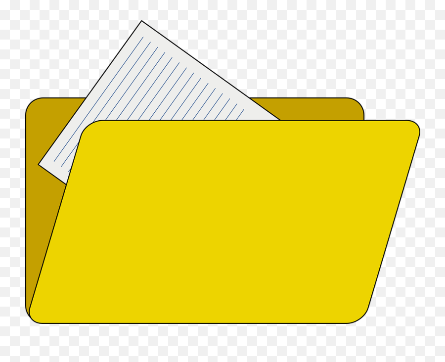 Folder Clipart Paper File - Folder Clipart Png,Folder Png