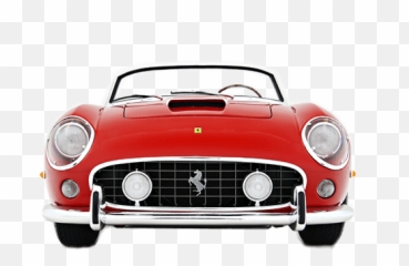 Ferrari Emblem Logo Transparent Png - StickPNG Vintage Car Front View Png