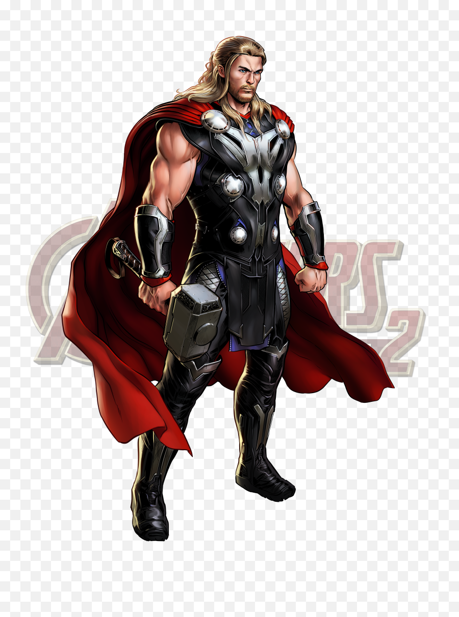 Download Hd The Avengers Png Age Of Ultron Thor - Thor Marvel Ultimate Alliance 3 Thor,Avengers Png