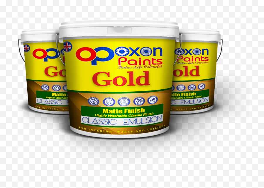 Gold Classic Acrylic Emulsion - Ghee Png,Paint Bucket Png