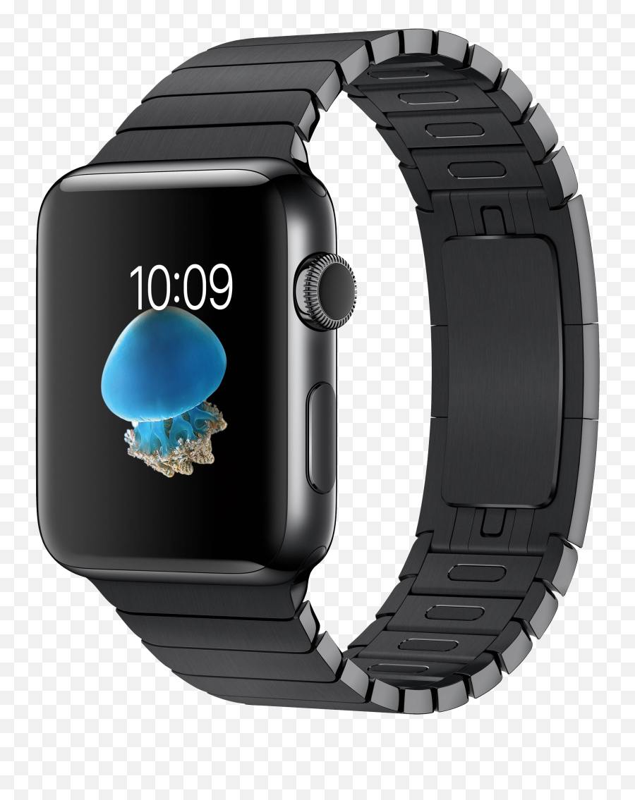 Hd Iwatch Series 3 Png Image Free Download - Space Black Link Bracelet Apple Watch,Iwatch Png