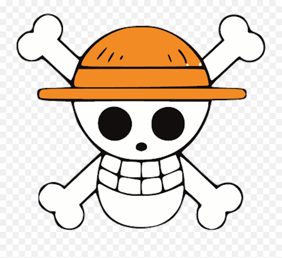 Onepiece Luffy Anime Pirate Pirata Logo - Jolly Roger One Piece Png,One Piece Logo Transparent