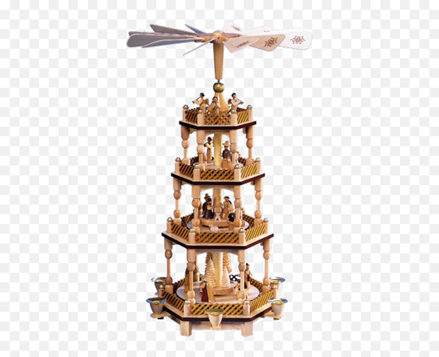 Manger Scene Png - Pyramid Manger Scene Pagoda 1698789 Christmas Pyramid,Manger Png