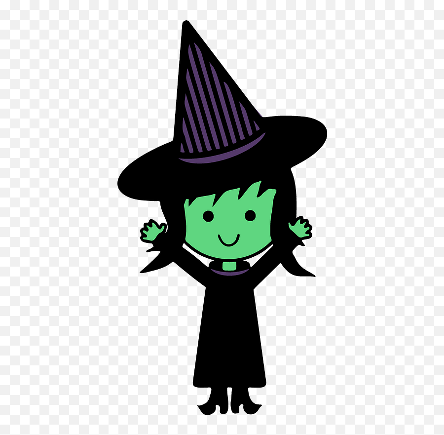 Chibi Witch Clipart Free Download Transparent Png Creazilla - Witch Clipart,Witches Hat Png