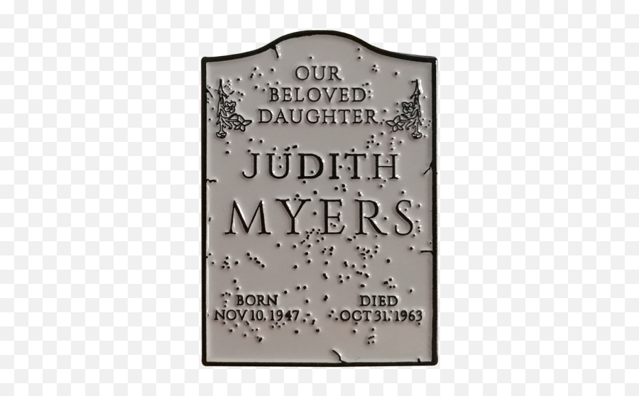 Halloween 1978 - Judith Myers Tombstone Enamel Pin Michael Myers And Judith Myers Png,Tombstone Png