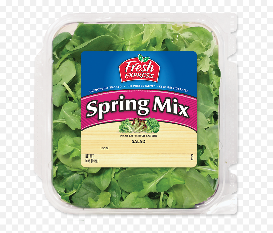 Lettuce Clipart Spinach - Fresh Express Organic Spring Mix Salad Png,Spinach Png