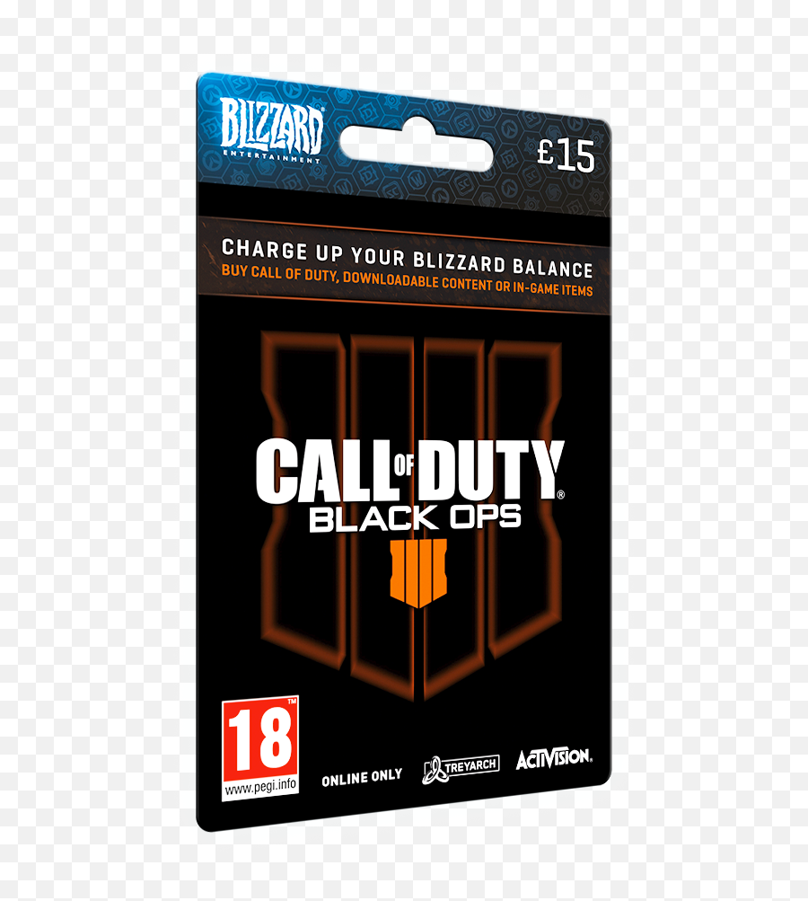 Gift Cards - Blizzard Entertainment Call Of Duty Black Ops Png,Black Ops 4 Logo Png