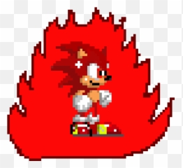 Super Sonic God Pixel Art Maker - Cartoon Png,Super Sonic Png