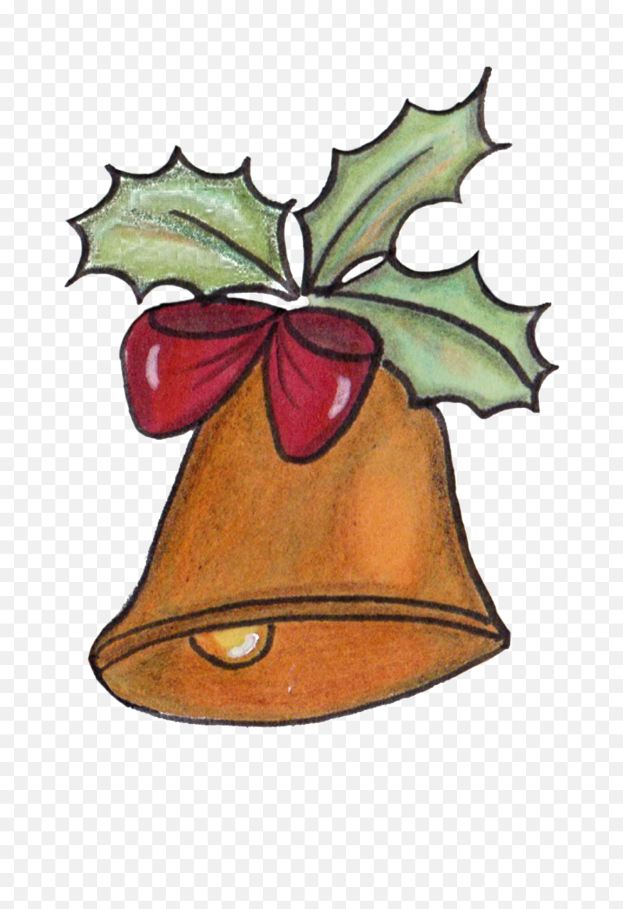 Hand Painted Cartoon Christmas Bell Png Transparent - Clip Art,Christmas Bell Png
