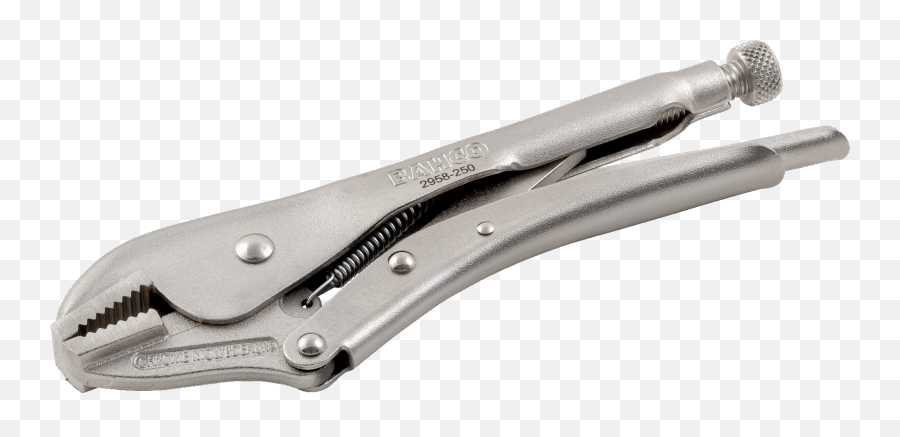 Grip Locking Pliers With Straight Jaws - Metalworking Hand Tool Png,Jaws Png