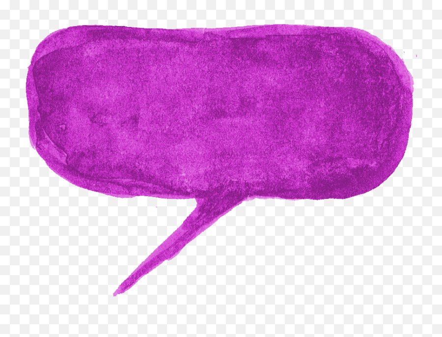 7 Purple Watercolor Speech Bubble Png Transparent - Watercolor Speech Bubble Png,Text Bubble Transparent Background