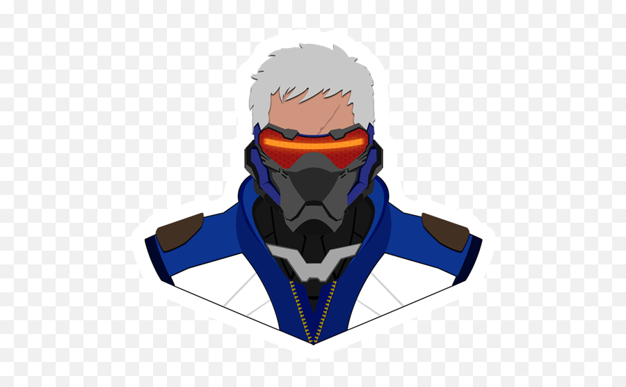 Soldier 76 Sticker - Video Game Png,Soldier 76 Png