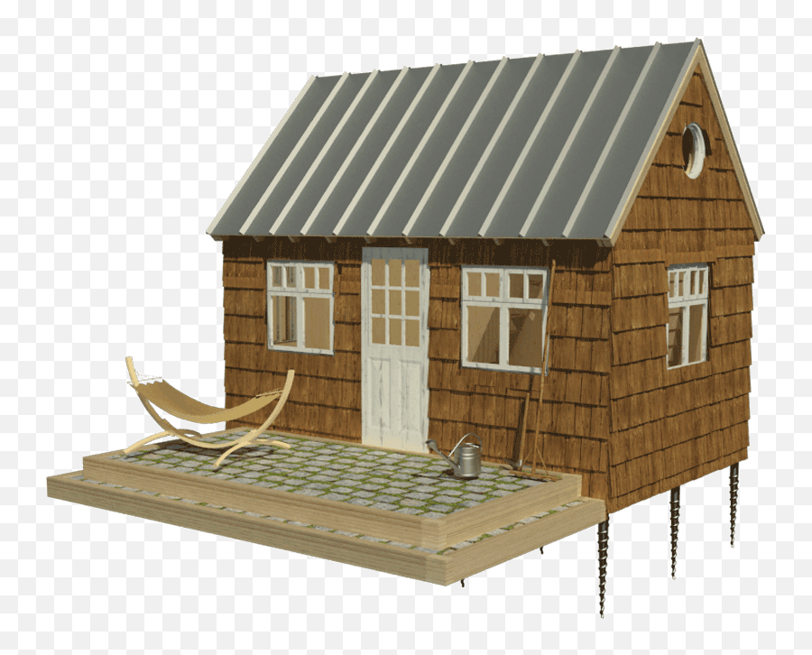 Download Wooden Cabin Plans Carroll - Small Cabin Floor Plans Png,Cabin Png