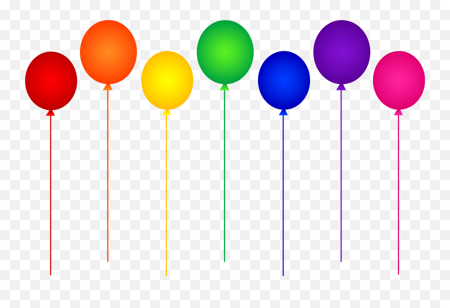 97 31 Birthday Balloo Free Balloon Clip Art Clipartlook - Birthday Balloon Clip Art Png,Birthday Balloons Png