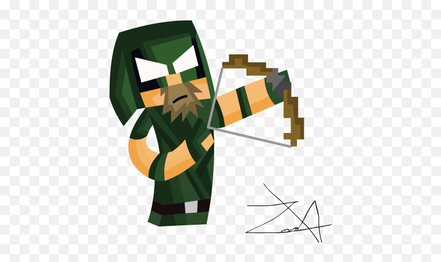 Png Transparent Stock Green Arrow Skin - Hd Green Arrow Minecraft Skin,Minecraft Arrow Png