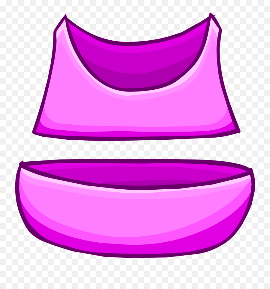 Purple Bikini Club Penguin Rewritten Wiki Fandom - Clip Art Png,Bikini Png