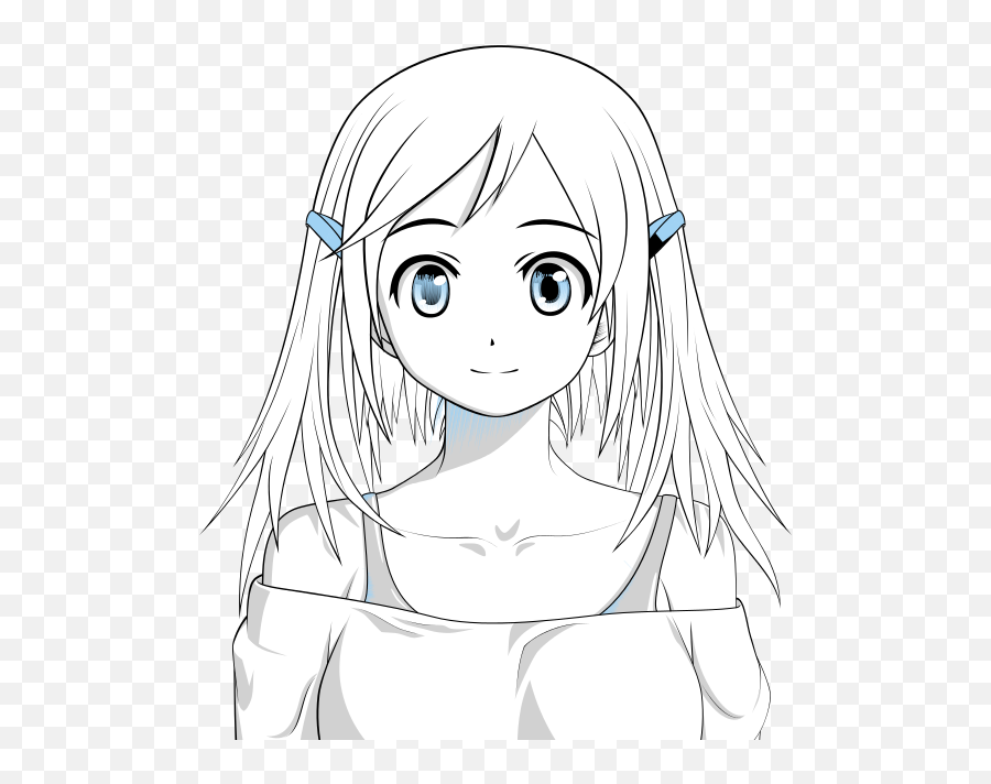 Filefigure In Manga Stylesvg - Wikimedia Commons Japanese Cartoon Characters Drawings Png,Manga Png
