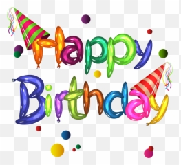 Download Happy Birthday Png Clipart Hd - Dot
