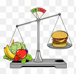 Healthy Food Cartoon - Vs Junk png